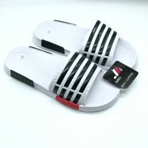 James Michael Mens Slide Sandals Slippers Rubber